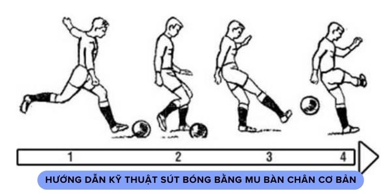 Hướng Dẫn Kỹ Thuật Sút Bóng Bằng Mu Bàn Chân Cơ Bản Nhất 7 Hướng dẫn kỹ thuật sút bóng bằng mu bàn chân cơ bản