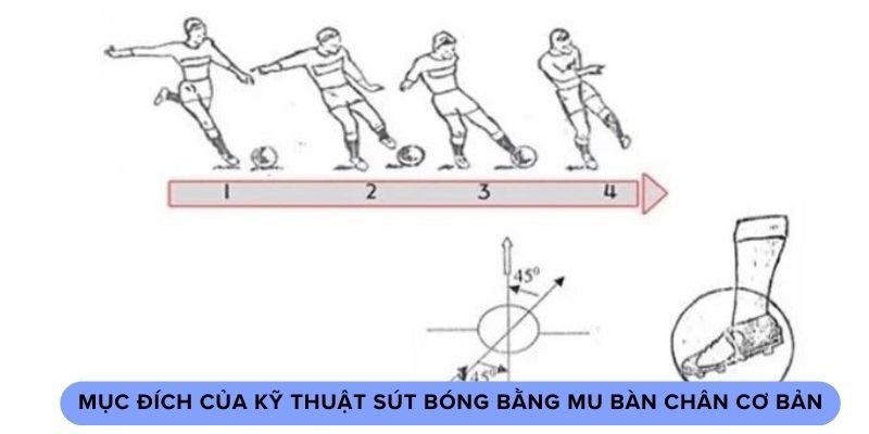 Hướng Dẫn Kỹ Thuật Sút Bóng Bằng Mu Bàn Chân Cơ Bản Nhất 6 Mục đích của kỹ thuật sút bóng bằng mu bàn chân cơ bản